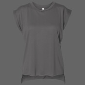 Women’s Flowy Rolled Cuffs Muscle Tee