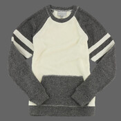 Women's Cozy Contrast Fleece Crewneck Pullover