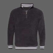 Unisex Varsity Sherpa Quarter-Zip Pullover