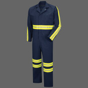 Men's Enhanced Visibility Action Back Coverall