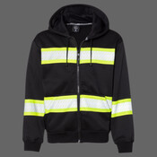 Men's EV Series® Enhanced Visibility Full-Zip Hooded Sweatshirt