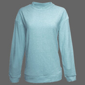 Women's Weekend Terry Mock Neck Pullover