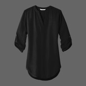 Women's 3/4 Sleeve Tunic Blouse