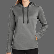 Women's PosiCharge ® Sport Wick ® Heather Fleece Hooded Pullover