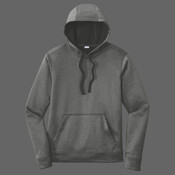 PosiCharge ® Sport Wick ® Heather Fleece Hooded Pullover