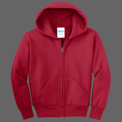 Youth Core Fleece Full Zip Hooded Sweatshirt
