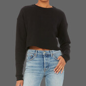 Women's Crop Fleece Crewneck Sweatshirt