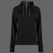 Women's FitFlex French Terry Quarter-Zip Hooded Pullover