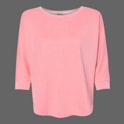Women's Lounge Fleece Dolman Crewneck Sweatshirt