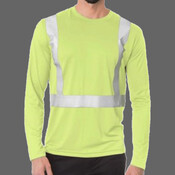 Men's USA-Made Hi-Visibility Long Sleeve Performance T-Shirt