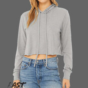 Women’s Triblend Crop Long Sleeve Hoodie Tee