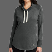 Women's Sueded Cotton Blend Cowl Tee