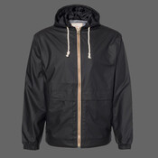 Unisex Vintage Hooded Rain Jacket