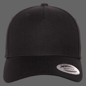 Premium Five-Panel Curved Bill Snapback Cap