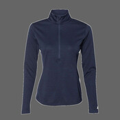 Women's Striated Quarter-Zip Pullover
