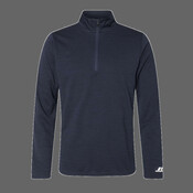 Men's Striated Quarter-Zip Pullover
