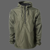 Unisex Lightweight Quarter-Zip Windbreaker Pullover Jacket