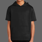 Youth Sport Wick ® Fleece Short Sleeve Hooded Pullover