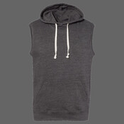 Men's Triblend Sleeveless Hooded Sweatshirt