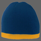 Two-Tone Knit Beanie