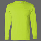 Unisex USA-Made 50/50 Long Sleeve Pocket T-Shirt