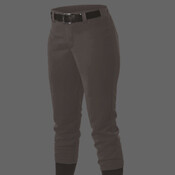 Girls' Fastpitch Softball Pants with Belt Loops