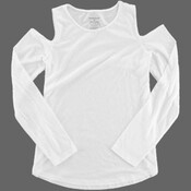 Women's Cold Shoulder Long Sleeve T-Shirt