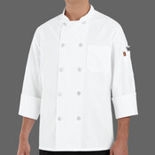 Ten Pearl Button Chef Coat