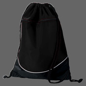 Tri-Color Drawstring Backpack