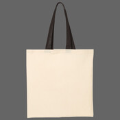 Economical Tote with Contrast-Color Handles