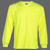 Unisex Microfiber Polyester Long Sleeve T-Shirt