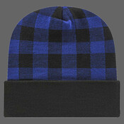 USA-Made Plaid Beanie