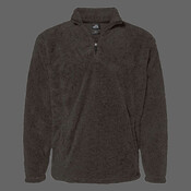 Unisex Boundary Shag Frosty Sherpa Quarter-Zip Pullover