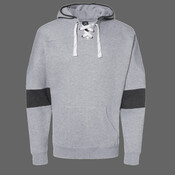 Men's Sport Lace Colorblocked Fleece Hooded Sweatshirt