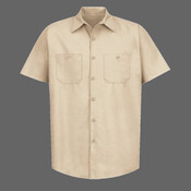 Men's Tall Industrial Short Sleeve Work Shirt