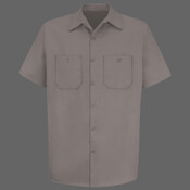 Men's Tall Cotton Short Sleeve Uniform Shirt