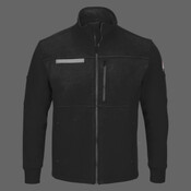 Men's Tall Zip Front Fleece Jacket-Cotton /Spandex Blend