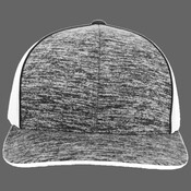 Aggressive Heather Trucker Snapback Cap