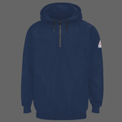 Men's Tall Flame Resistant Quarter-Zip Hooded Sweatshirt