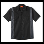 Men's Tall Industrial Colorblocked Short Sleeve Shirt