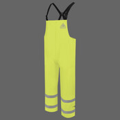 Men's Hi-Visibility Flame-Resitant Rain Bib Overall - 13 oz.