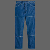 Men's Extended Sizes Industrial Double Knee Jeans