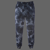 Unisex Tie-Dyed Fleece Sweatpants