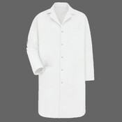 Unisex Gripper Front Lab Coat