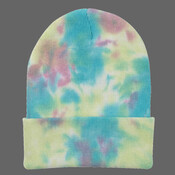 12" Tie-Dyed Cuffed Beanie