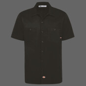 Men's Industrial Short Sleeve Cotton Work Shirt