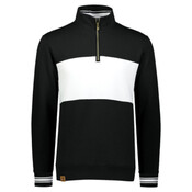Men's All-American Fleece Colorblocked Quarter-Zip Sweatshirt