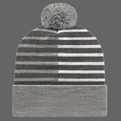 USA-Made Half Color Beanie