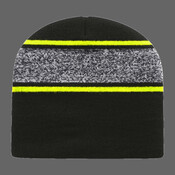USA-Made Variegated Striped Beanie