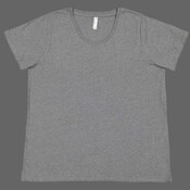Women's Curvy Collection Fine Jersey Tee